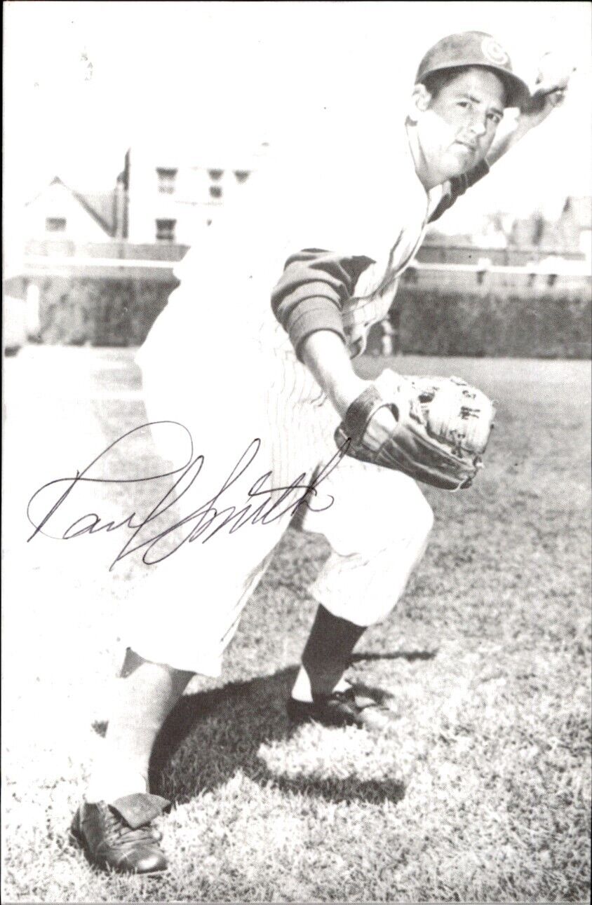 Paul Smith Chicago Cubs Signed/Autographed 3x5  Photo 179221