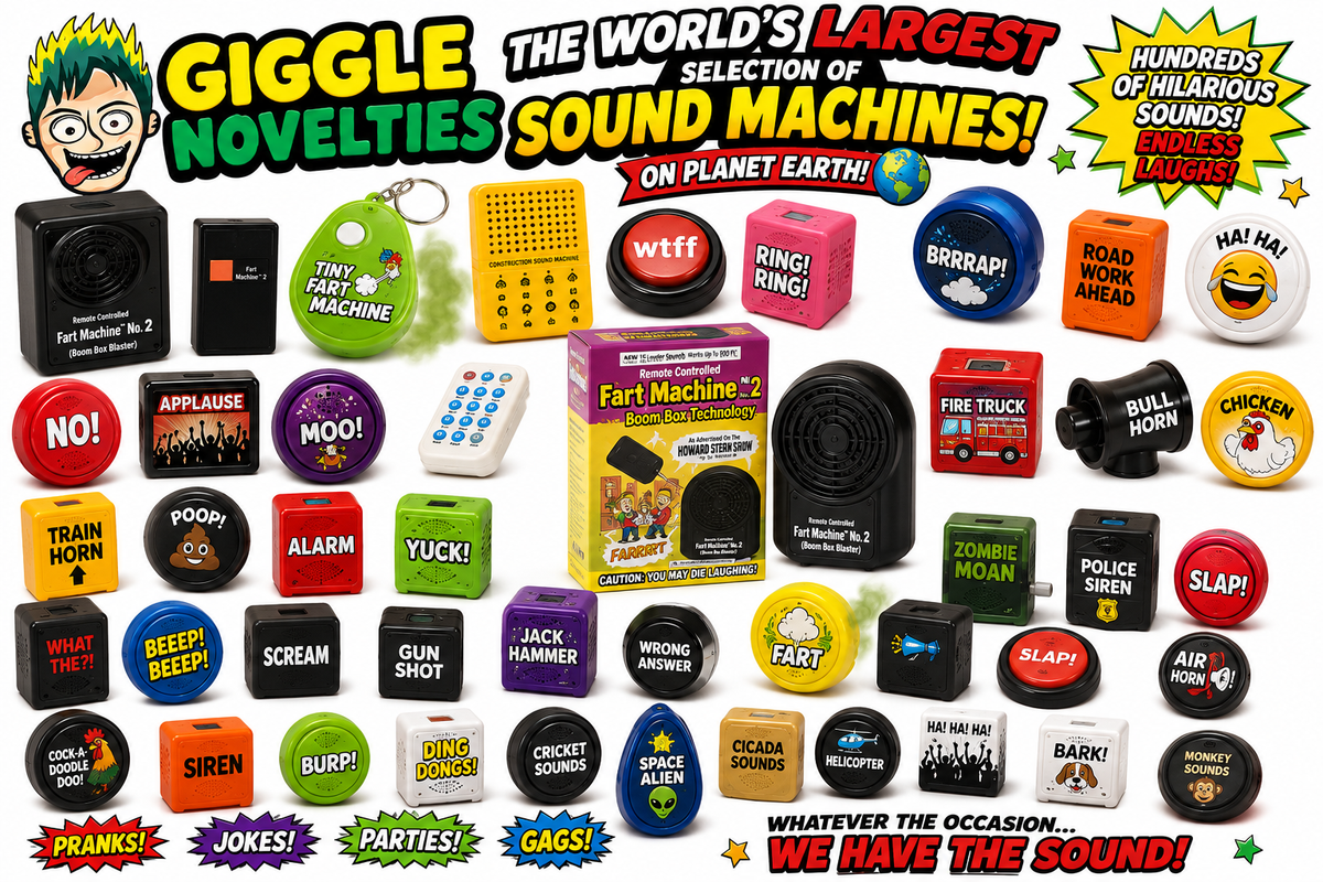 💨 Fa6-Sound | Burp 🤮 Vomit 🐐 Goat 🦗Crickets 😴 Snoring | Prank Sound Machine - Gag Gift Keychain Toy