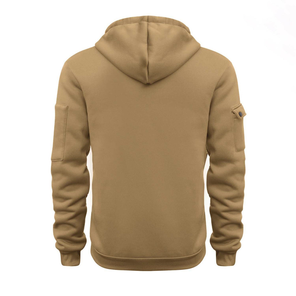 Utility Fleece Hoodie // Khaki