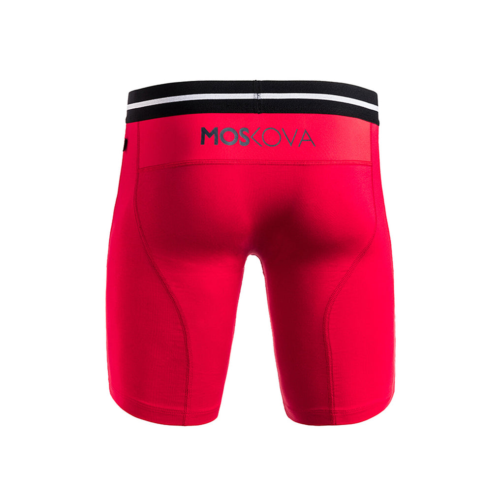 M2 Cotton Boxer // Long Inseam // Red + Black + White