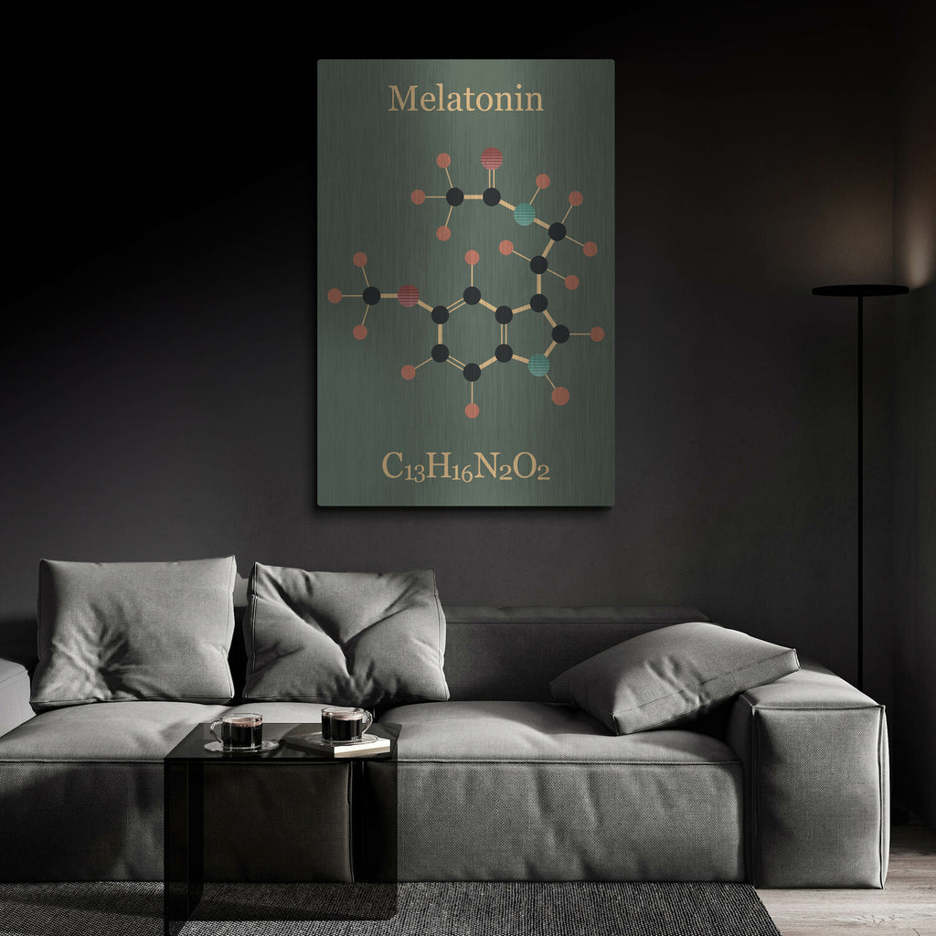 Melatonin Molecule III by Luxe Metal
