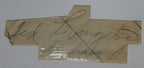 Ted Livingston d.1984 Indiana Univ./Cleveland Rams Signed Cut PSA/DNA 145807