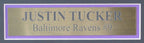 Justin Tucker Autographed Framed Baltimore Ravens Jersey w/stats JSA 186114