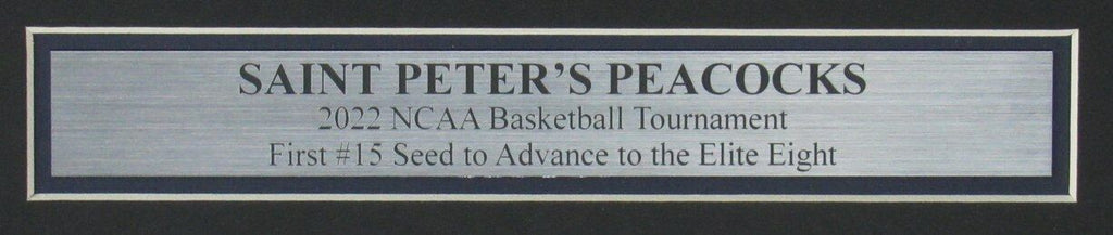 New York Post Newspaper Saint Peter's 2022 NCAA Basketball Champs Framed 167596