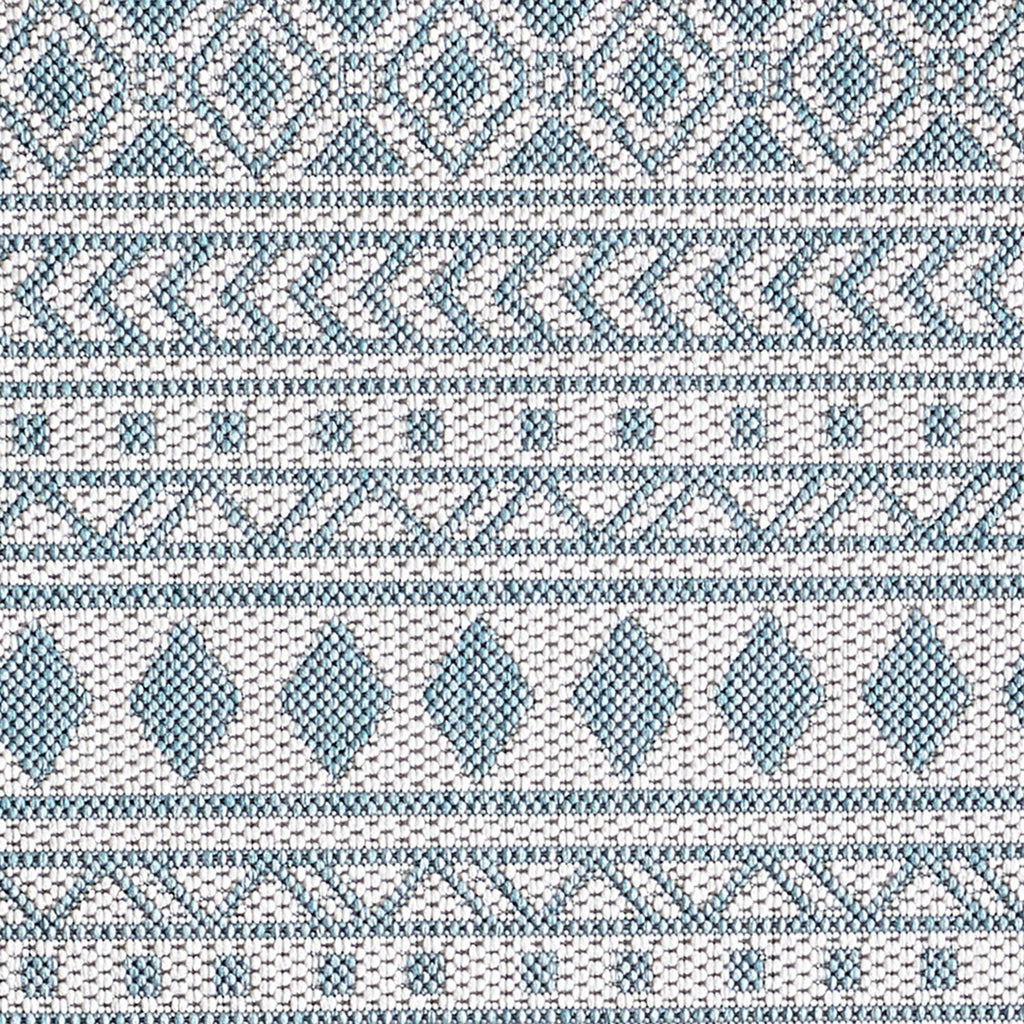 Provo Natura - Machine Woven Performance // Ivory/Aqua - Botanical