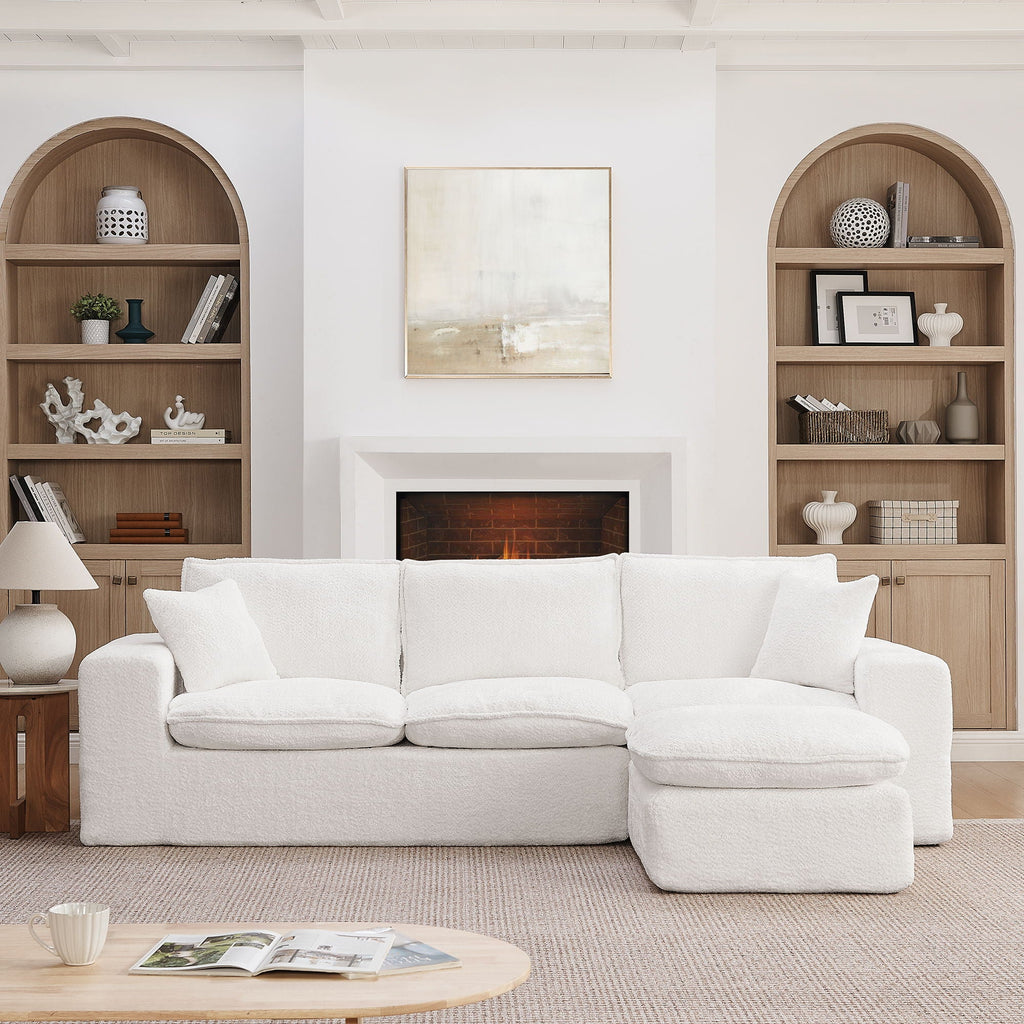Sectional Sofa With Moveable Ottoman