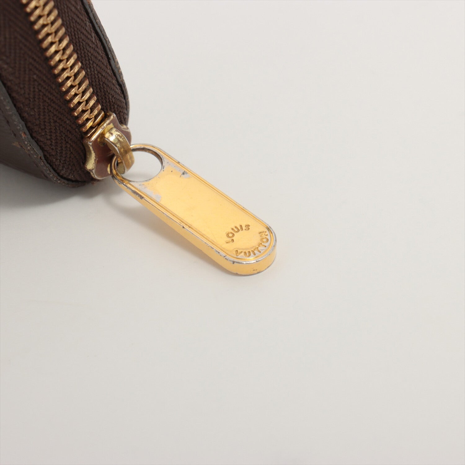 Louis Vuitton Monogram Zippy Coin Case // Brown