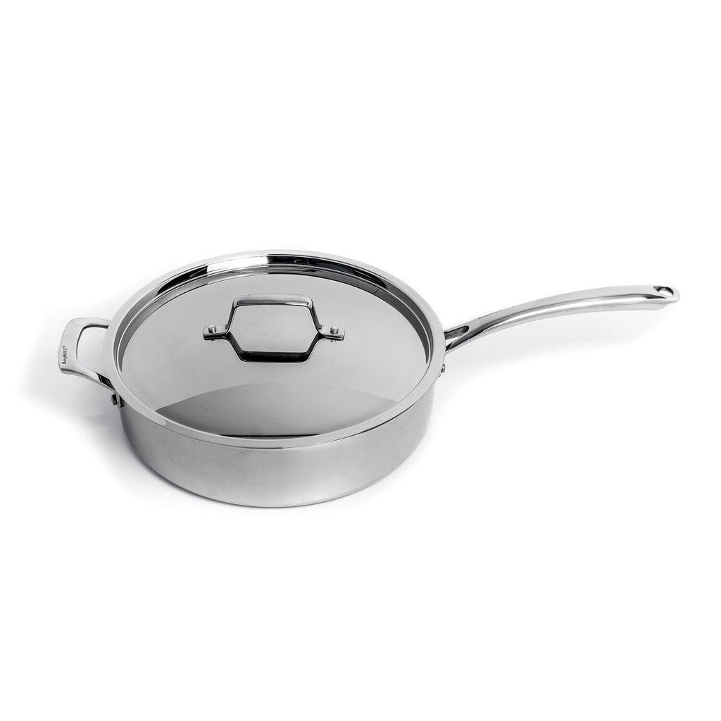 BergHOFF Professional 13pc Tri-Ply 18/10 Stainless Steel Cookware Set with SS Lids