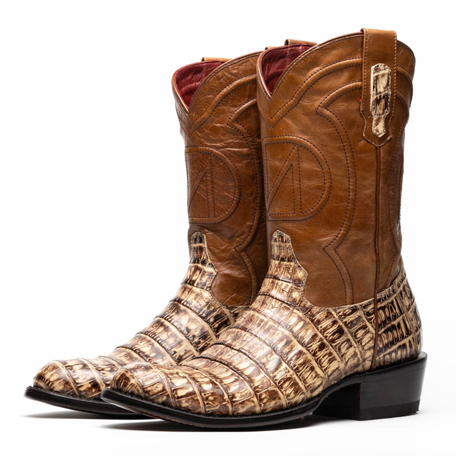 Phoenix // Caiman Belly Leather Western Boots // Stone Orix