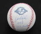 Dave Rajsich Signed/Auto Yankees 100th OML Baseball MAB Inscr 187078