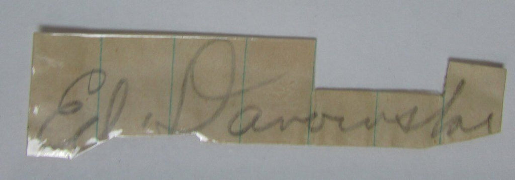 Ed Danowski Fordham HC 1946-'54/NY Giants '34-'41 Signed Cut PSA/DNA 145427