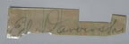 Ed Danowski Fordham HC 1946-'54/NY Giants '34-'41 Signed Cut PSA/DNA 145427