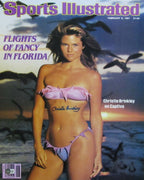 Christie Brinkley Autographed 16x20 1981 Sports Illustrated Cover Photo Beckett