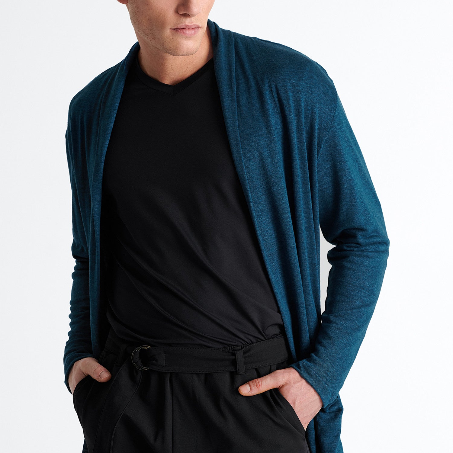 Prague Cardigan // Petrolium Blue 