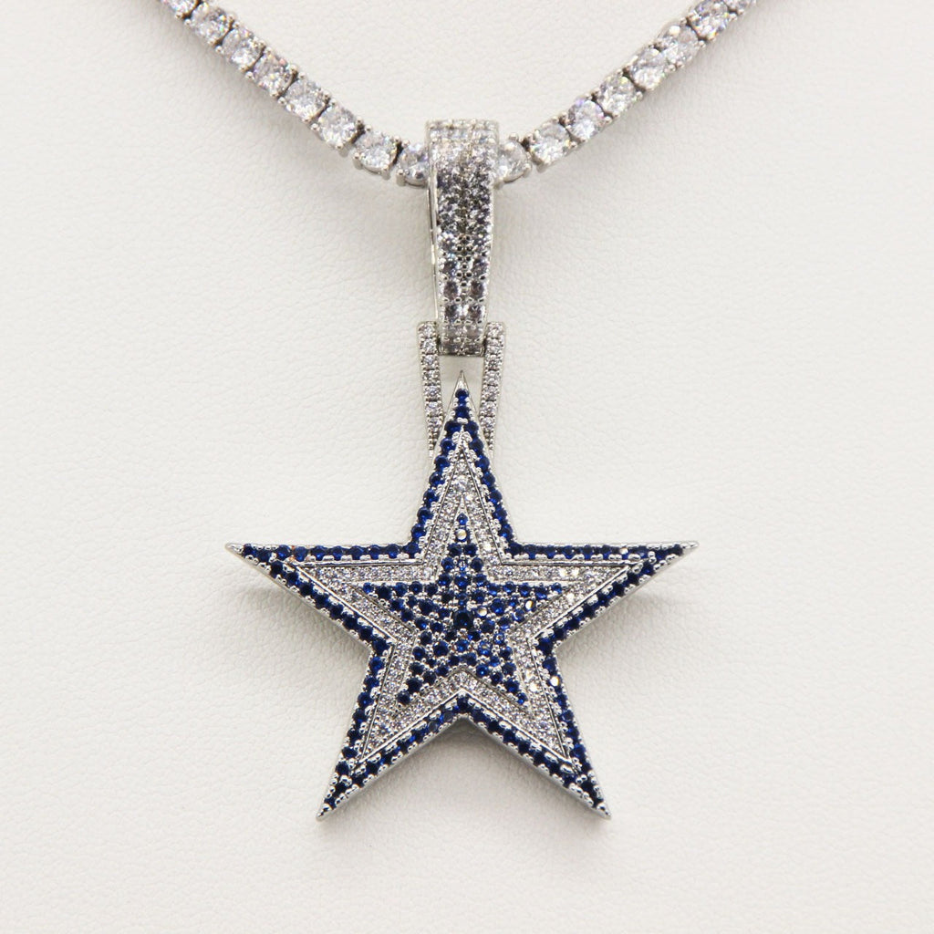 Dallas Cowboys Zircon Star Necklace –   Gift for Game Day, Birthday & Holiday