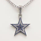 Dallas Cowboys Zircon Star Necklace –   Gift for Game Day, Birthday & Holiday