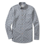 Men's Hawaiian Shirt Blooming Beauty Cotton Button-down Long Sleeve Aloha Shirt