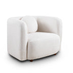 Japandi Style Accent Square Chair