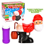 Bubble Blowing Santa - Fart Bubble Machine with Flashing Lights & Music Gift