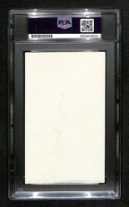 George Burns Signed 3x5 Index Card Comedian, Actor, Writer PSA/DNA 184351