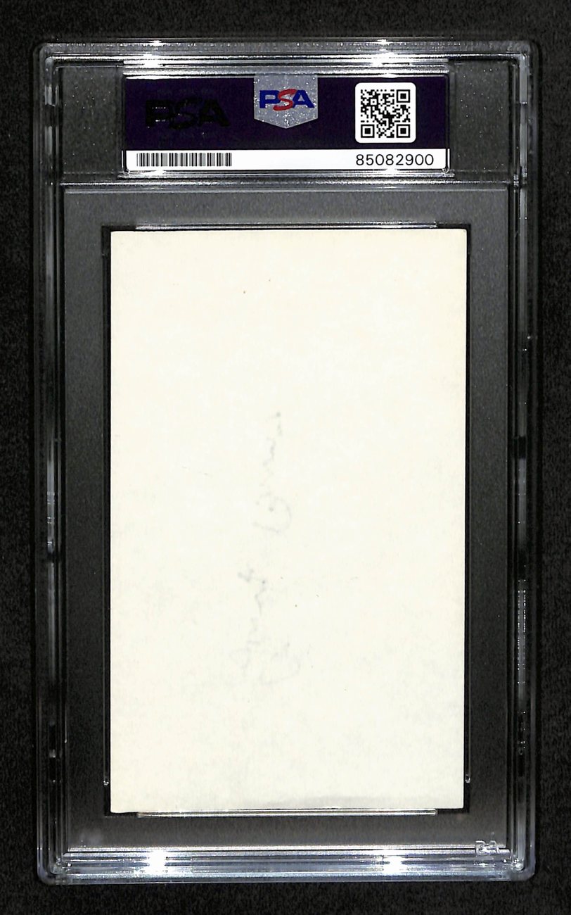 George Burns Signed 3x5 Index Card Comedian, Actor, Writer PSA/DNA 184351