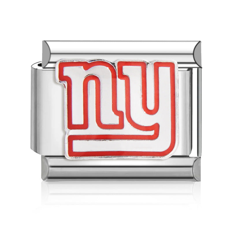 Football Team Logo Italian Charm Bracelet – Custom Gifts for Fans