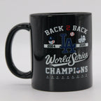 Los Angeles Dodgers Back-to-Back Champions Mug – World Series Ceramic Coffee Cup, Fan Collectible Gift