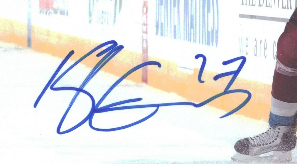 Kyle Quincey Columbus Blue Jackets Signed/Autographed 8x10 Photo 152696