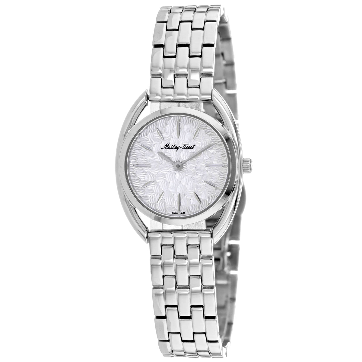 Mathey Tissot Women's Saphira Silver Dial Watch - D933AI