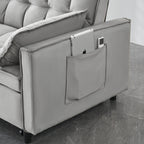 Sofa Bed With Pockets, 3 In 1 Convertible