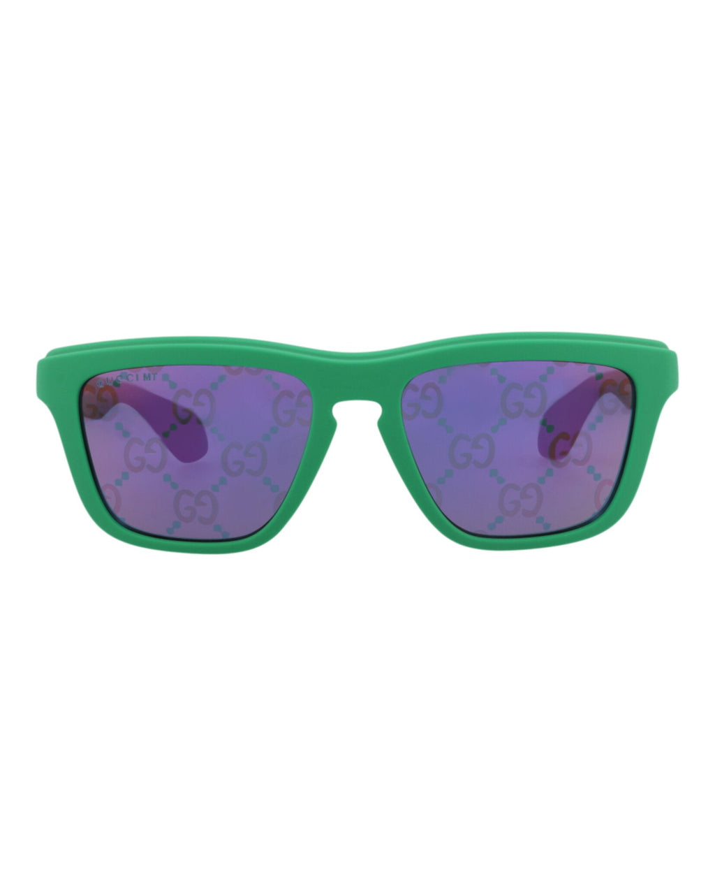 Square-Frame Injection Sunglasses