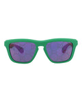 Square-Frame Injection Sunglasses