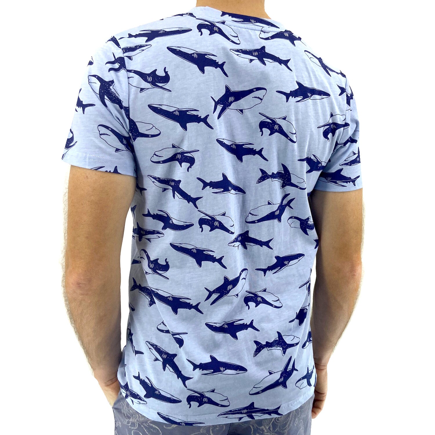 Some Shark Short Sleeve Tops For Men // 2 Pack
