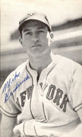 Mike Budnick NY Giants d. 1999 Signed/Autographed 3x5  Photo 177994