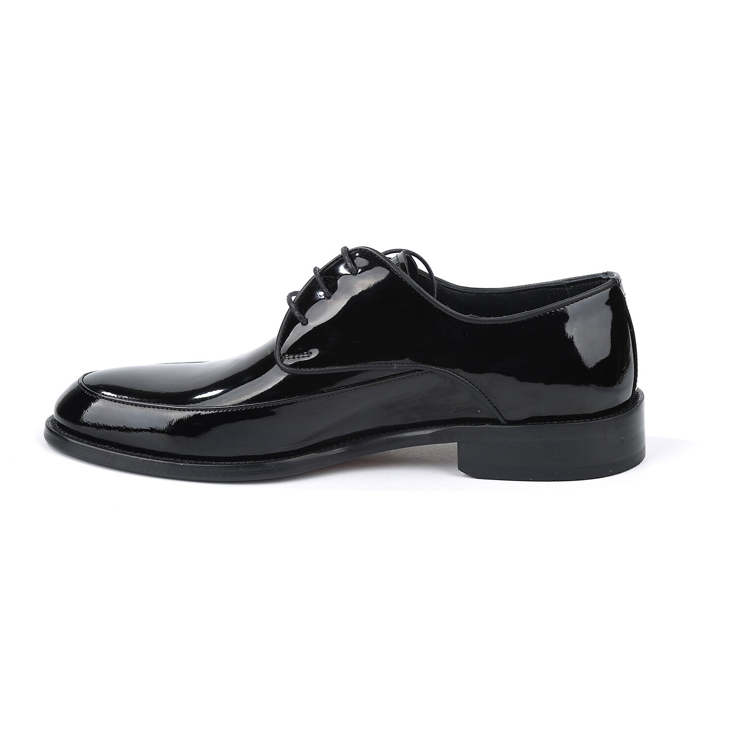 Patent Leather Brogue Dress Shoe // Black