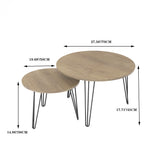 Round Nesting Coffee Table (Set of 2)