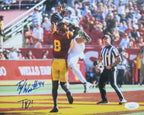 Tyler Warren Signed/Inscribed "TD!" 8x10 Photo Penn State vs. USC JSA 191912