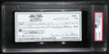 Johnny Unitas HOF Signed/Auto 1999 Bank Check Colts PSA/DNA GEM MT 10 192623