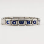 Dallas Cowboys Italian Charm Bracelet – DIY Custom Gift for Fans