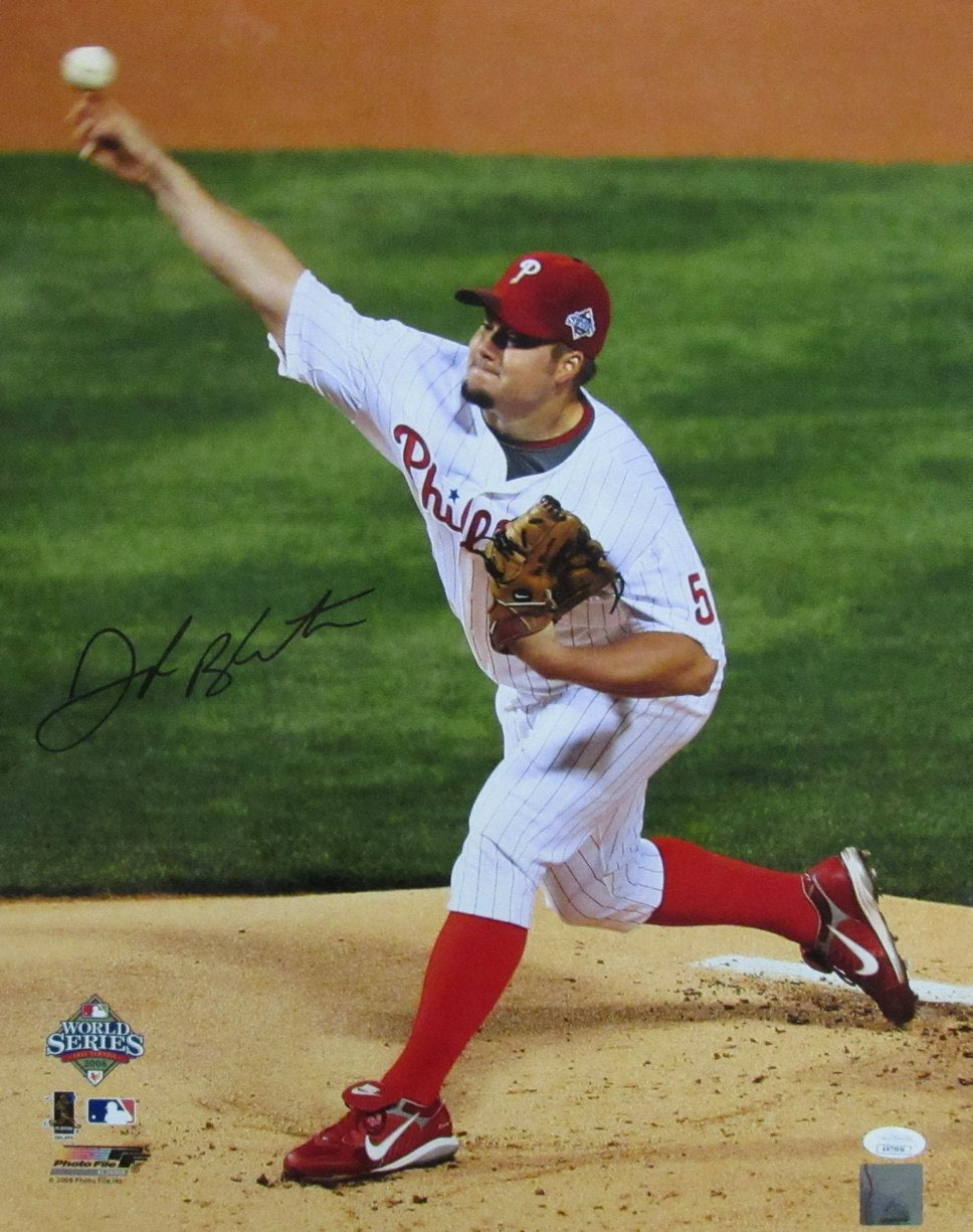 Joe Blanton Signed/Autographed 16x20 Photo Philadelphia Phillies JSA 191981