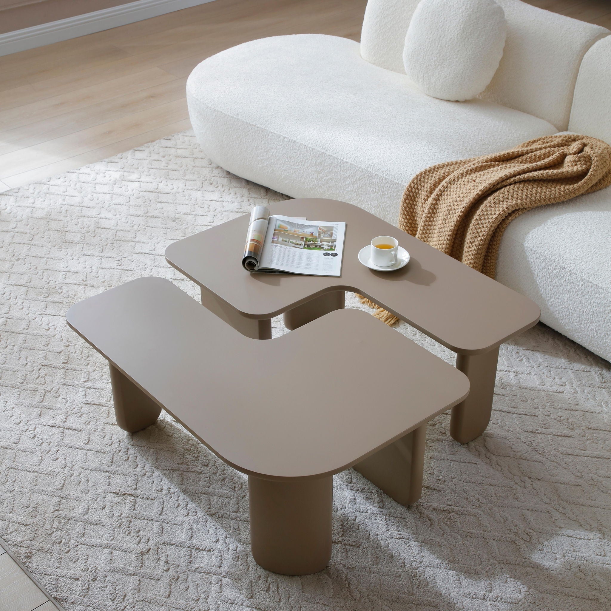 L-Shape Coffee Table