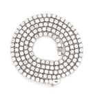 6.85ct Moissanite Tennis Necklace Sterling Silver