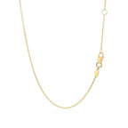 14k Yellow Gold Smooth Flat Horizontal Bar Style Necklace