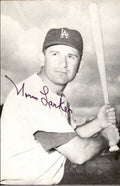 Norm Larker LA Dodgers d. 2007 Signed/Autographed 3x5  Photo 178543