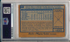 Mario Soto Reds Signed/Autographed 1978 TOPPS Rookie Card #427 PSA/DNA 164210