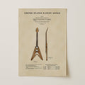 Brown V Electric Guitar (1958)