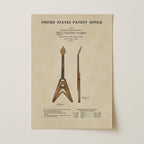 Brown V Electric Guitar (1958)