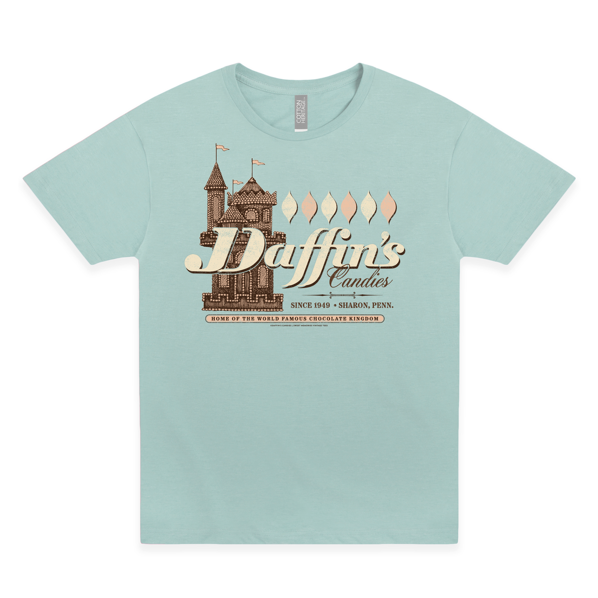 Daffin's Chocolate Kingdom Tee – Vintage Candy Unisex Graphic T-Shirt | Nostalgic Chocolate Lover Apparel