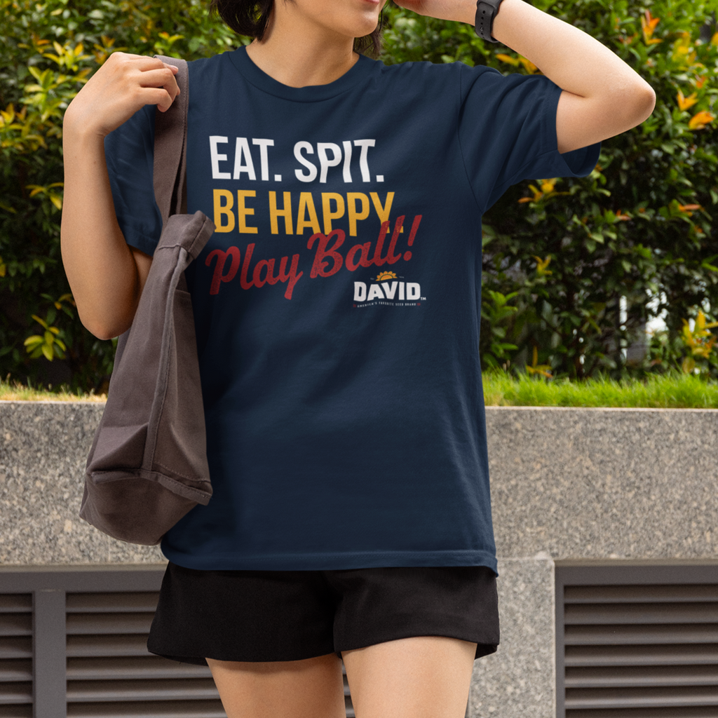 DAVID™ Eat. Spit. Be Happy. Play Ball! Tee | Officially Licensed
