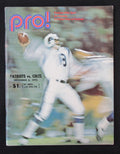 1972  New England Patriots vs. Baltimore Colts Program 11/06/72 172501